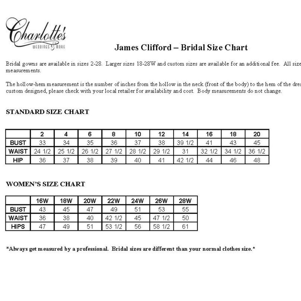 Brand NWT * James Clifford Bridal Gown Size 6 - Picture 7 of 7